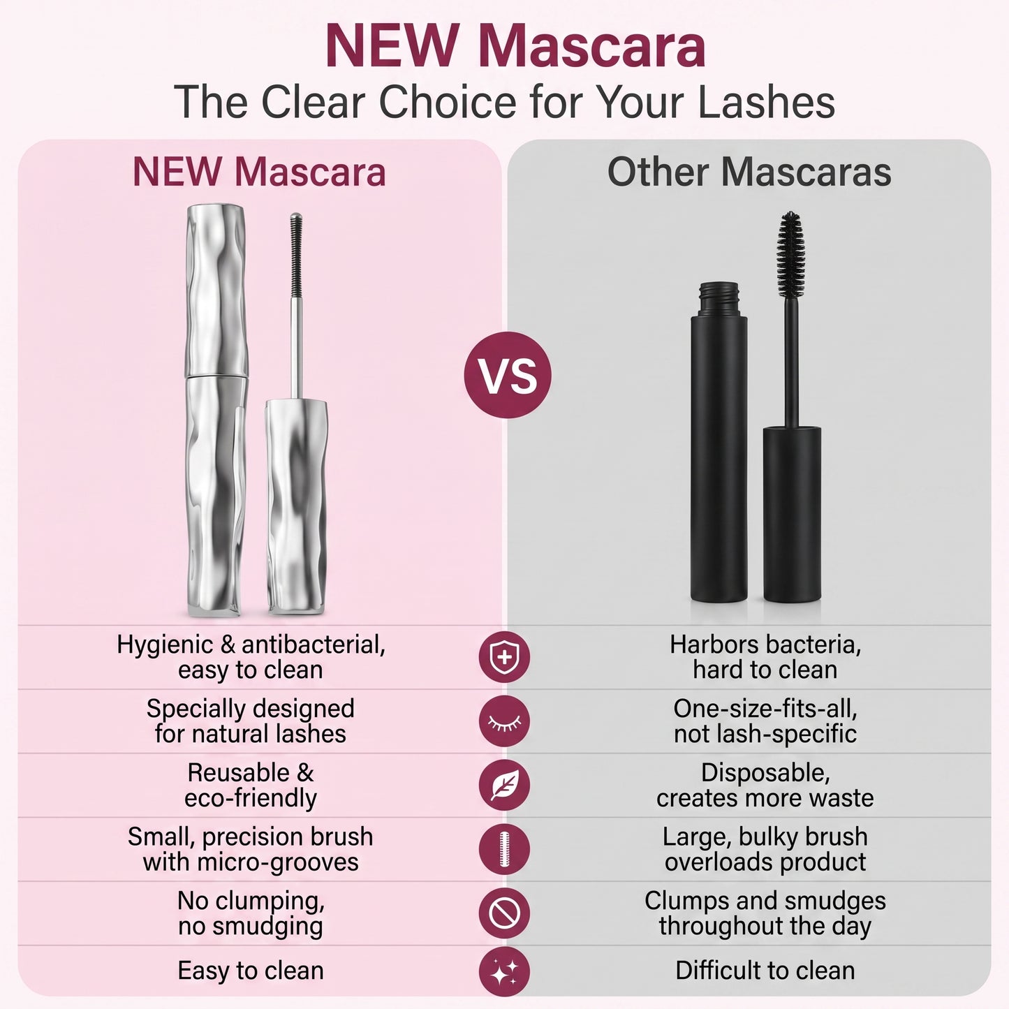 Waterproof Fibre Mascara💧  – Volume & Length without Clumping for Dramatic Moments