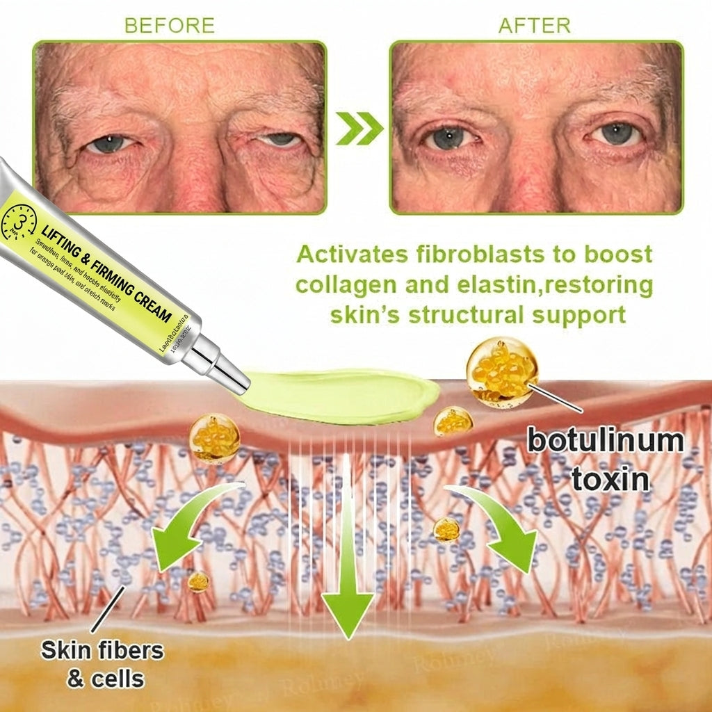 Leanbotanica™ Lifting & Firming Cream – Advanced Retinol & Peptide Care for Wrinkles, Sagging Skin & Puffy Eyes