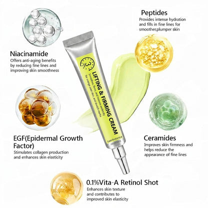 Leanbotanica™ Lifting & Firming Cream – Advanced Retinol & Peptide Care for Wrinkles, Sagging Skin & Puffy Eyes