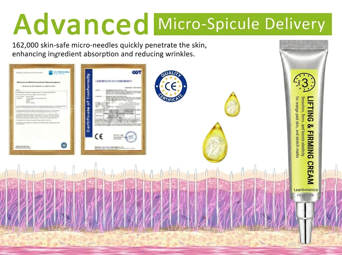 Leanbotanica™ Lifting & Firming Cream – Advanced Retinol & Peptide Care for Wrinkles, Sagging Skin & Puffy Eyes